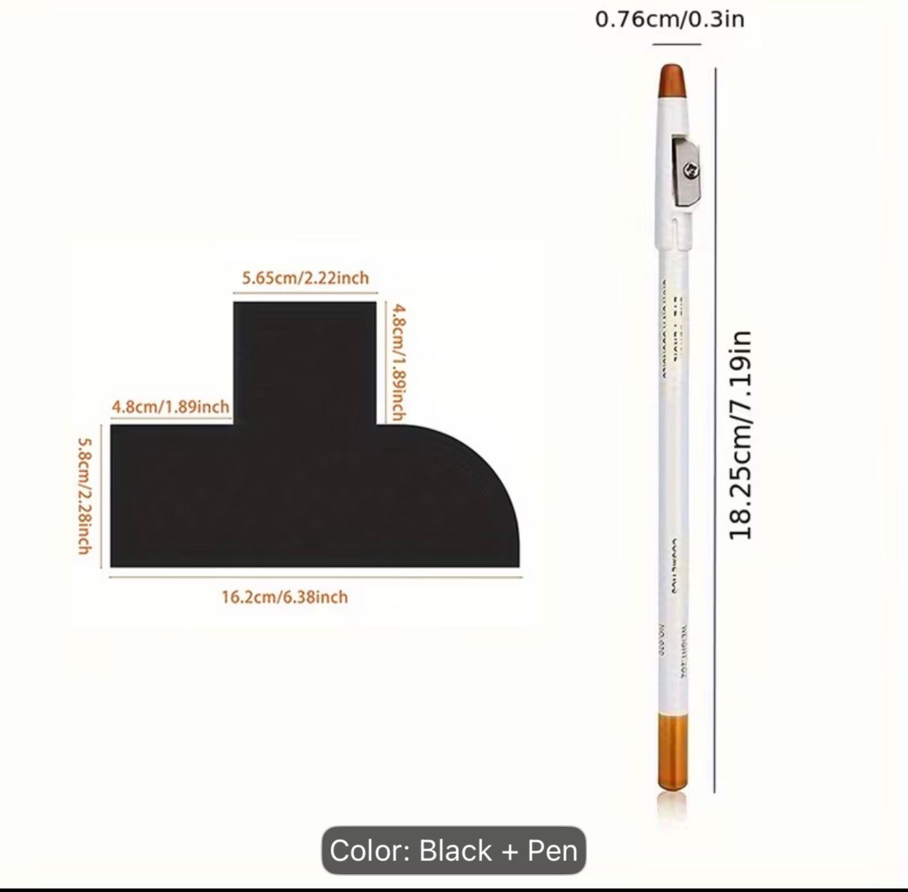 Men'S Beard Shaping And Styling Kit: Precision Trim Card, Hairline Template And Outlining Pen - Fragrance-Free, Reusable, Ideal for Beards And Mustaches