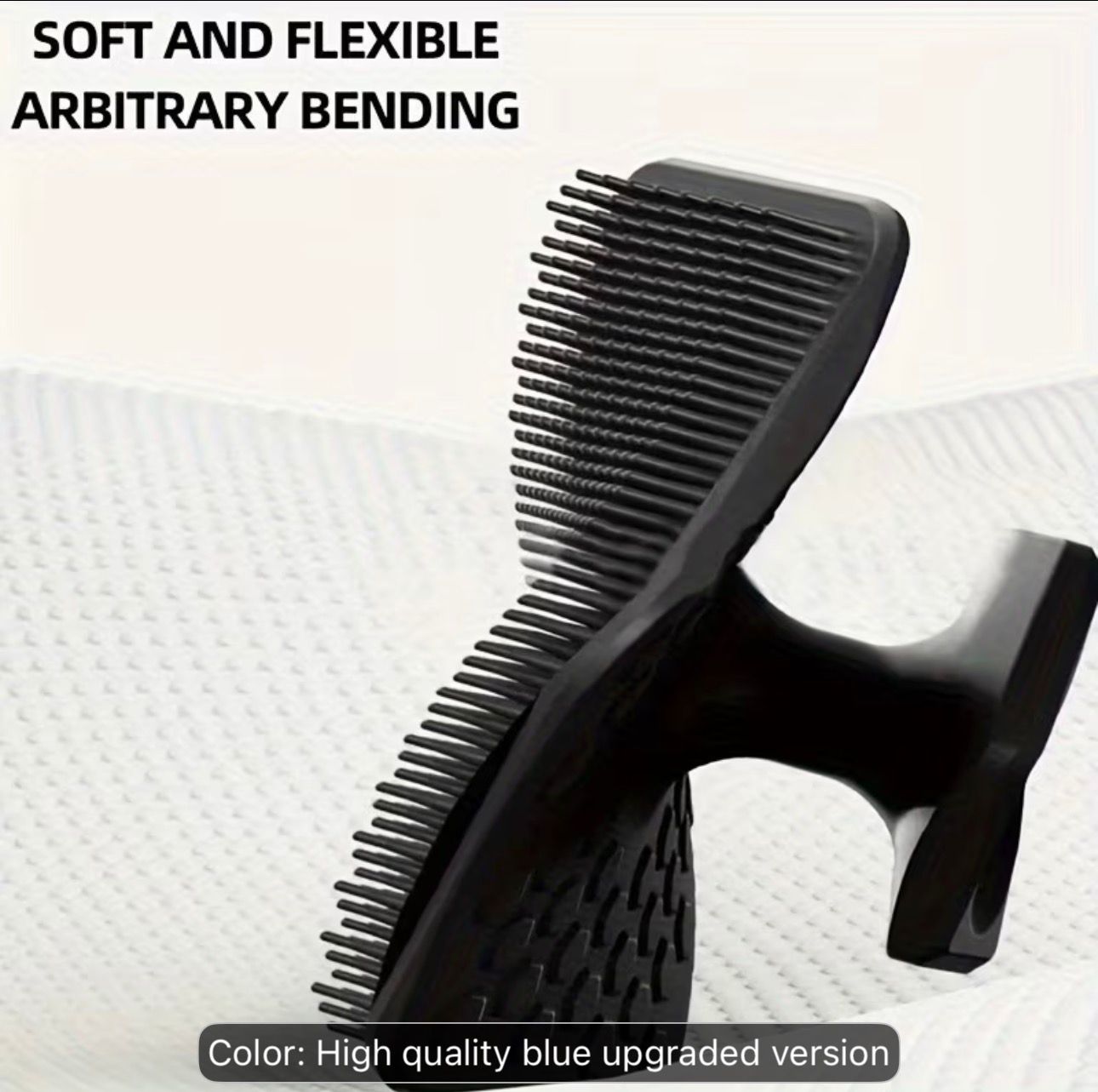 Premium Flexible Beard Brush – Deep Cleaning & Exfoliating Beard Grooming Tool for Men