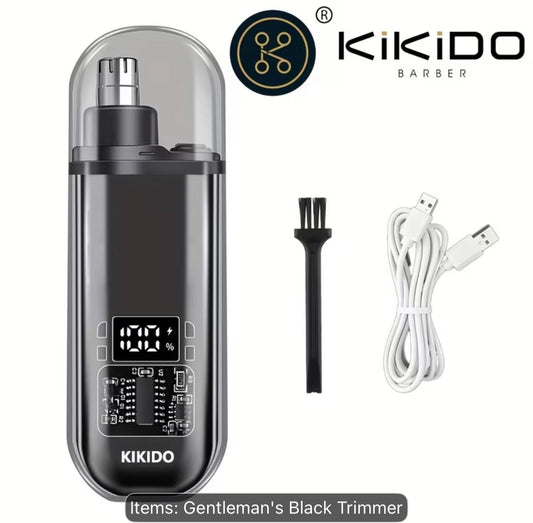 Nasal Hair Trimmer with LED Screen, USB Rechargeable, Ideal for Removing Hair from Nose And Ears, Suitable for Both Men And Women