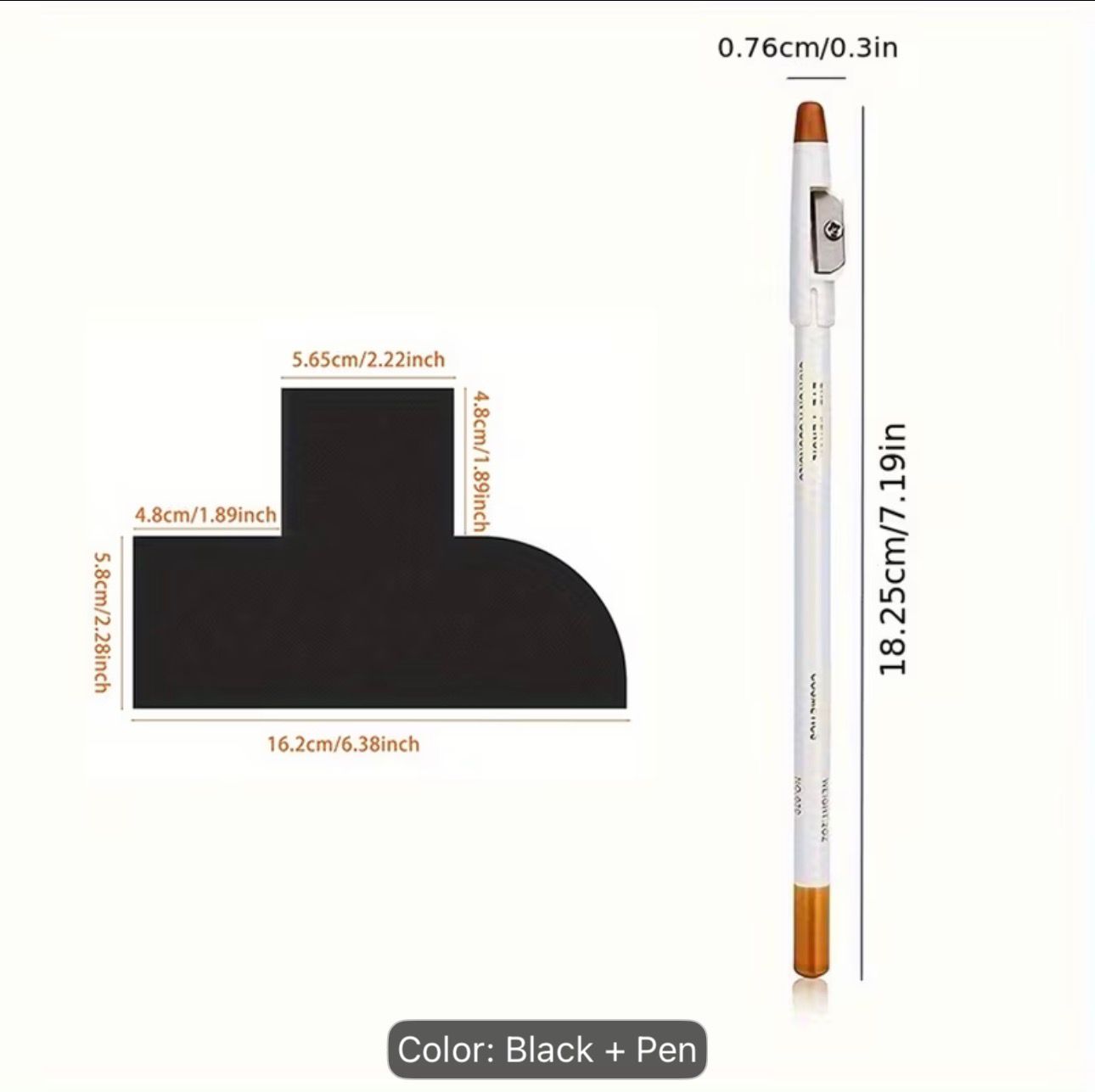 Men'S Beard Shaping And Styling Kit: Precision Trim Card, Hairline Template And Outlining Pen - Fragrance-Free, Reusable, Ideal for Beards And Mustaches