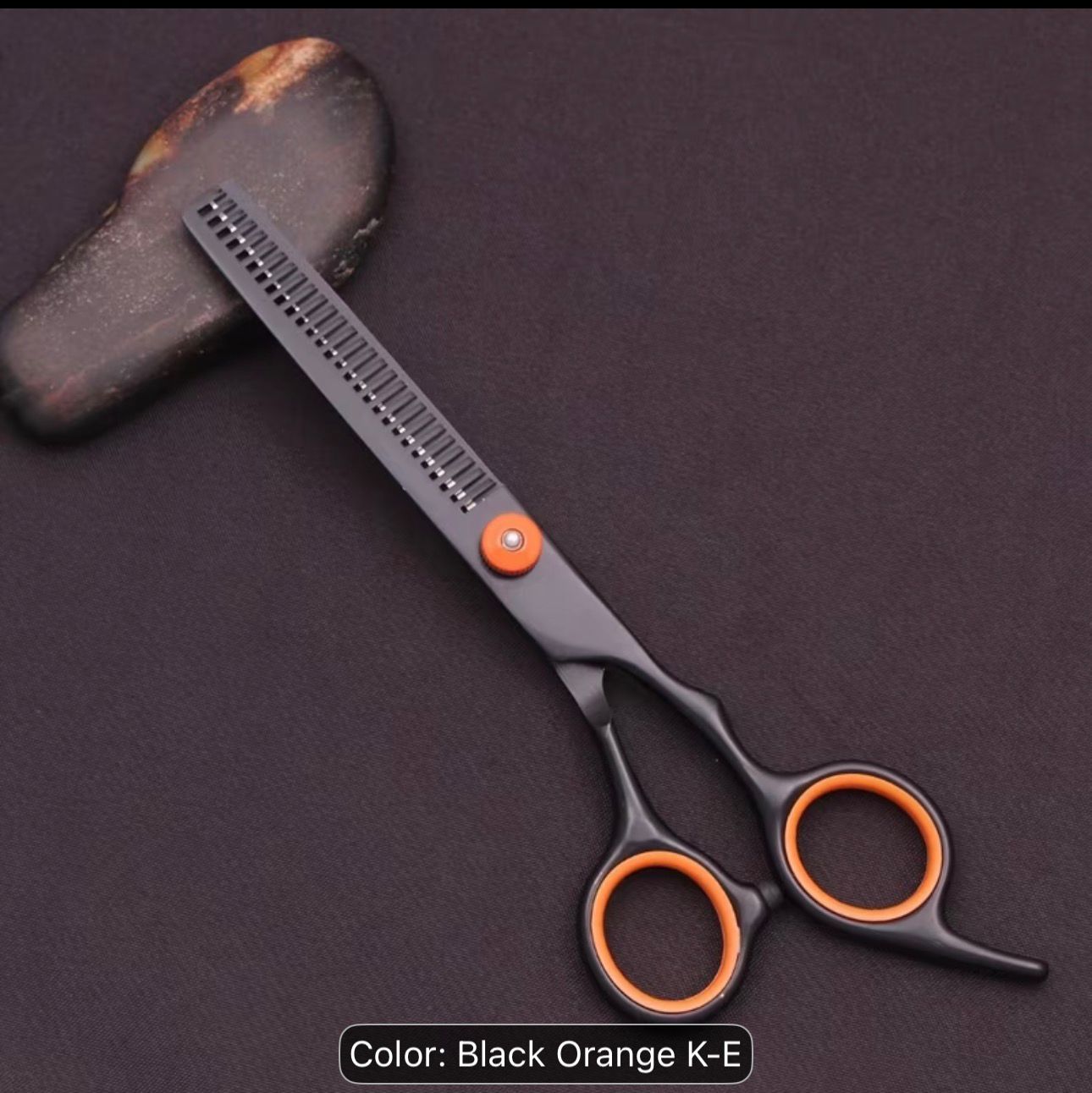 Professional 6" Japanese Steel Hair Scissors Set - 3pcs Texturizing Kit with Thinning Shears, Razor Comb & Detangling Apple Comb for Salon/ Home Use
