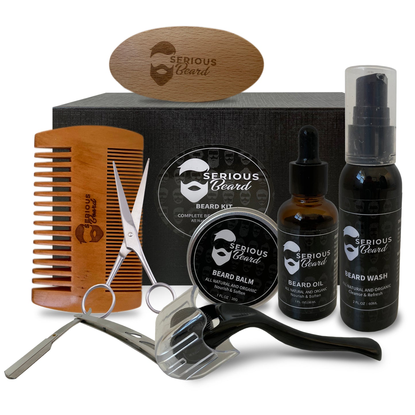 9 PIECE BEARD GROOMING KIT FOR MEN